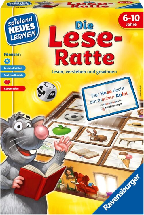 Ravensburger Spielen und Lernen 24956 „Die Lese-ratte“ (englische Version nicht garantiert)