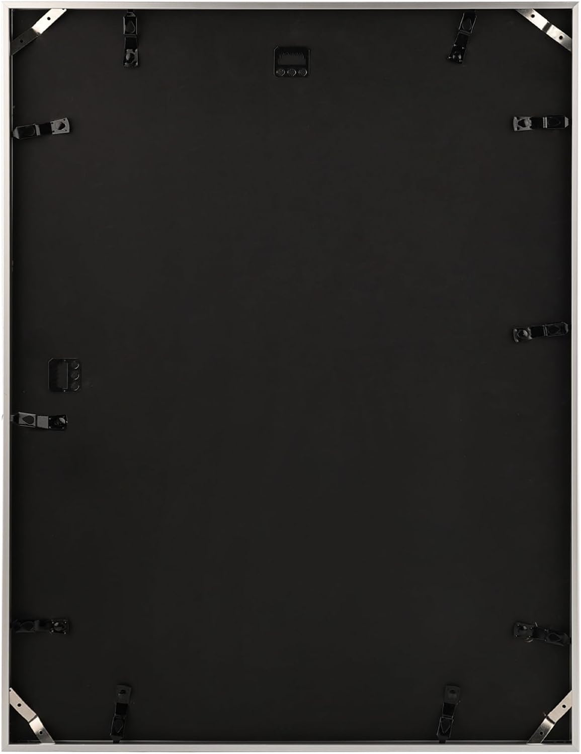 Frametory, 18 x 24 Zoll Aluminium Metall Wandmontage Rahmen für Drucke und Bilder mit echtem Glas (Silber, 4 Packung) – Bild 3