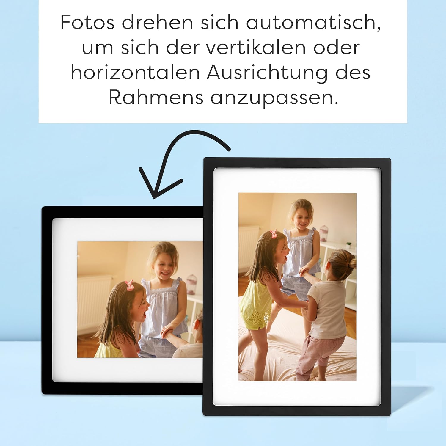 Skylight Frame - WLAN Digital Billder Frame, 10 -Zoll -Touchscreen, sofort per E -Mail oder App Fotos senden, Cloud Storage - Tolles Geschenk – Bild 7